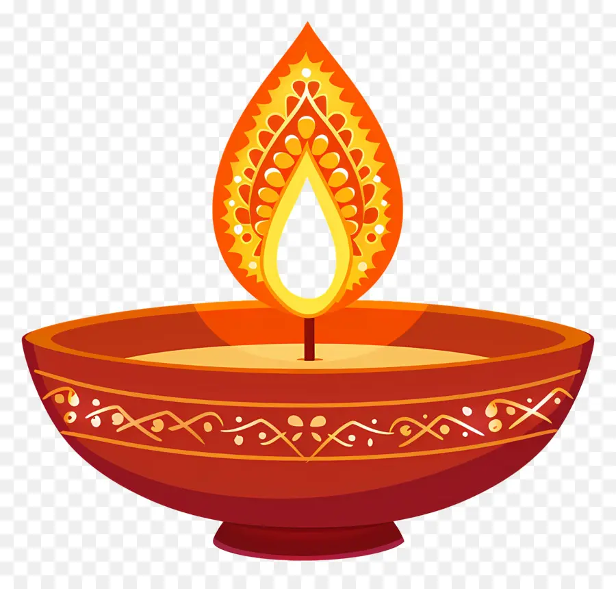 Diwali Diya，Lâmpada PNG