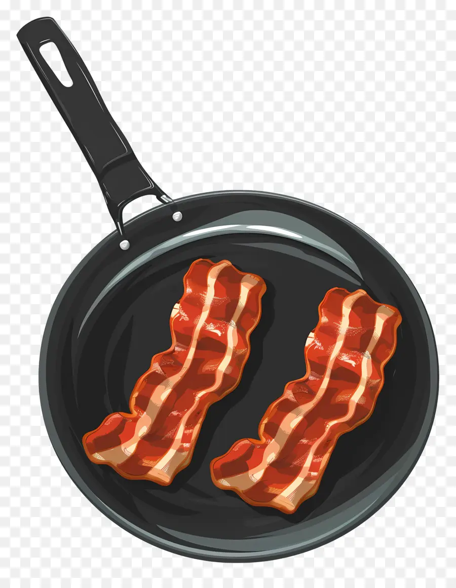 Bacon Frito，Bacon Na Panela PNG