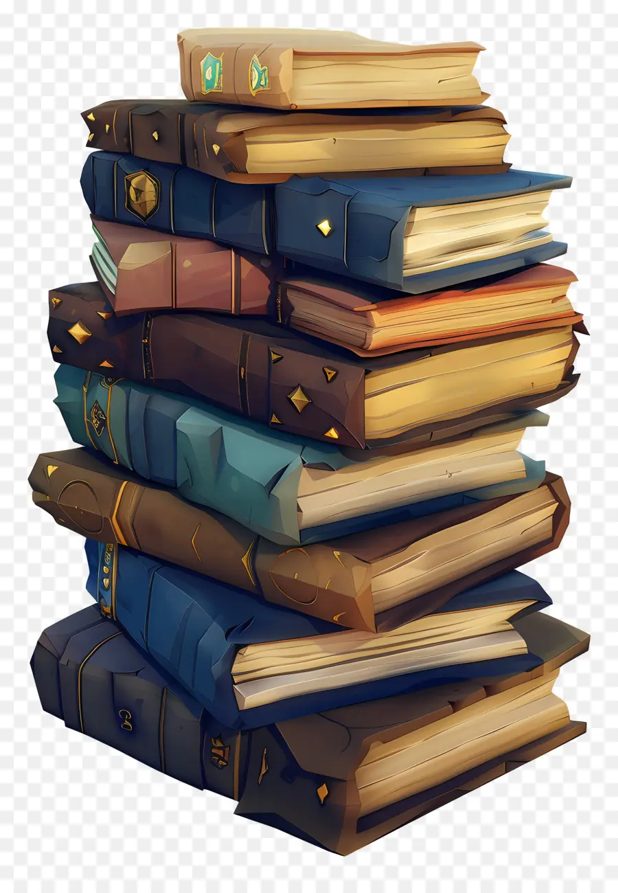 Pilha De Livros，Leitura PNG