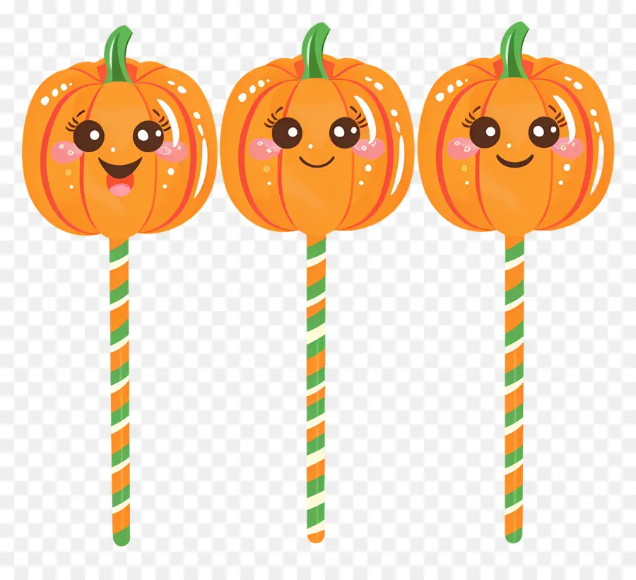 Pirulito De Halloween，Pirulitos De Abóbora PNG