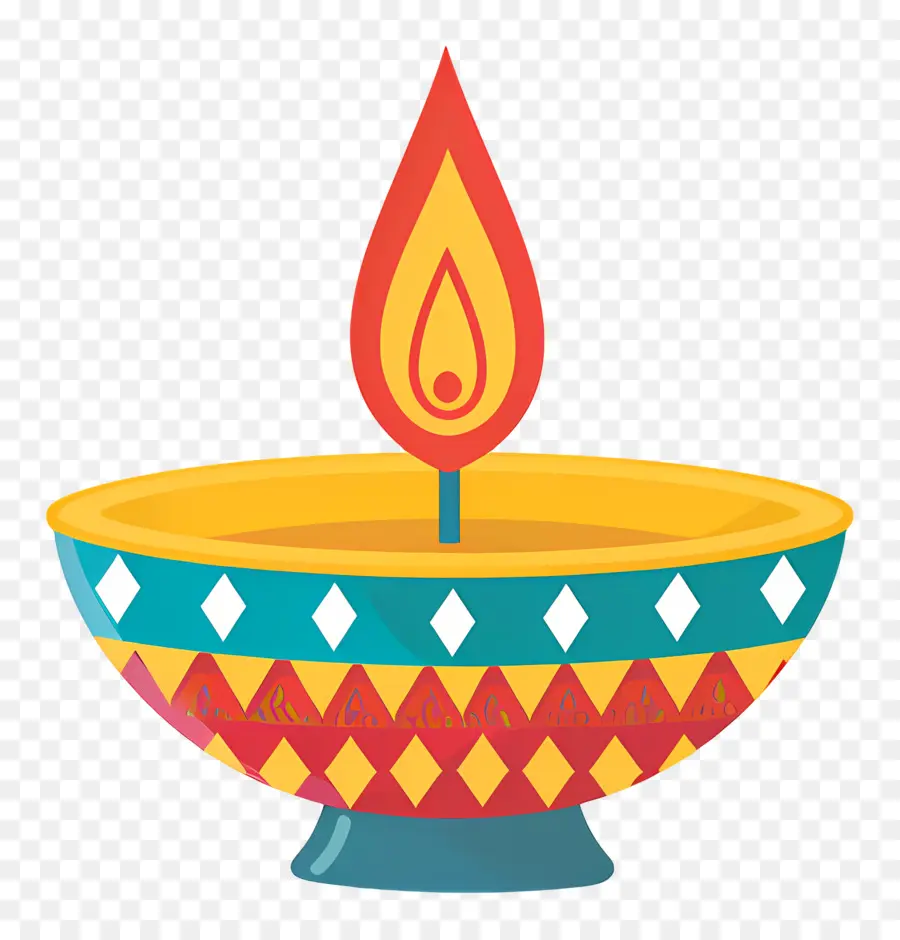 Diwali Diya，Lâmpada Diya PNG