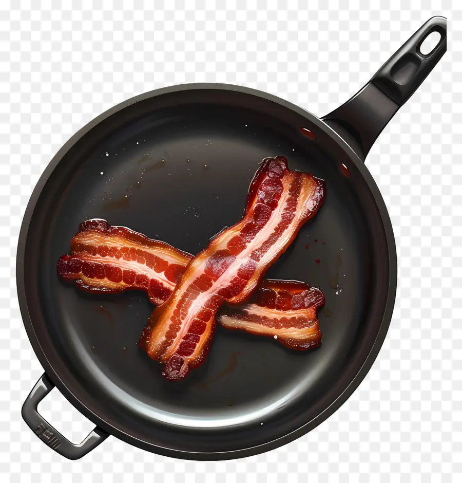 Bacon Frito，Bacon Na Panela PNG