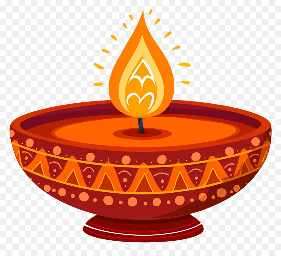 Diwali Diya，Lâmpada PNG