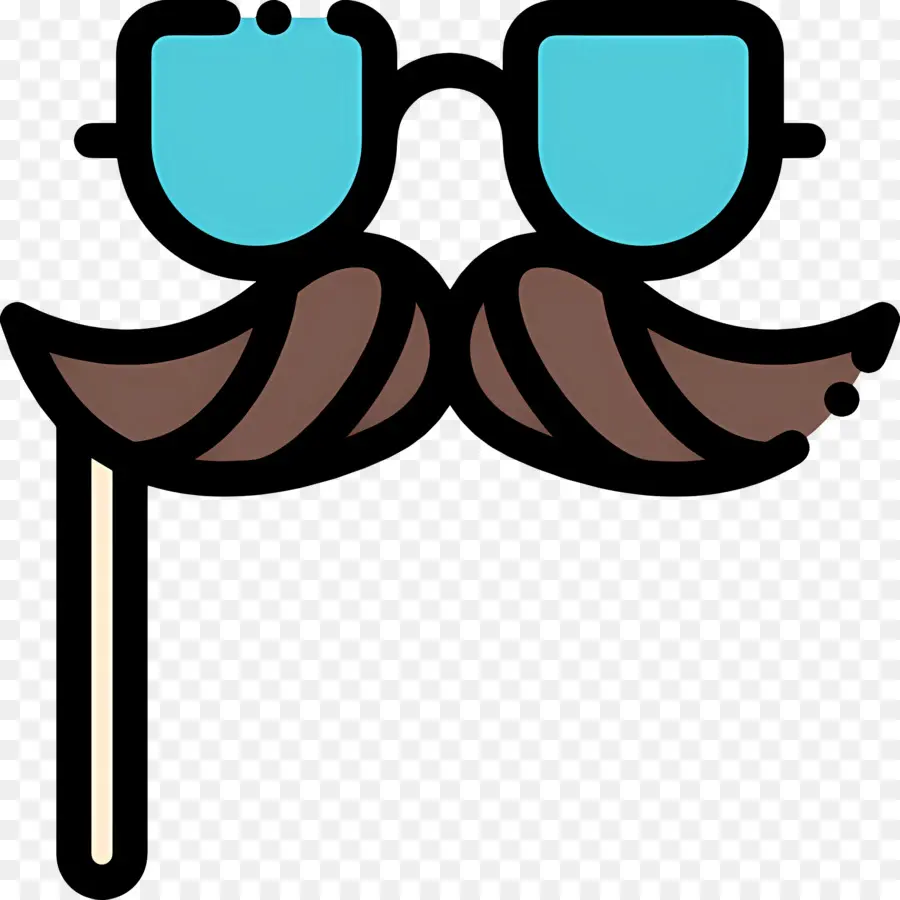 Bigode，Óculos Com Bigode PNG