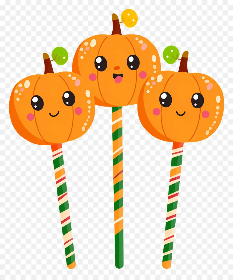 Pirulito De Halloween，Pirulitos De Abóbora PNG