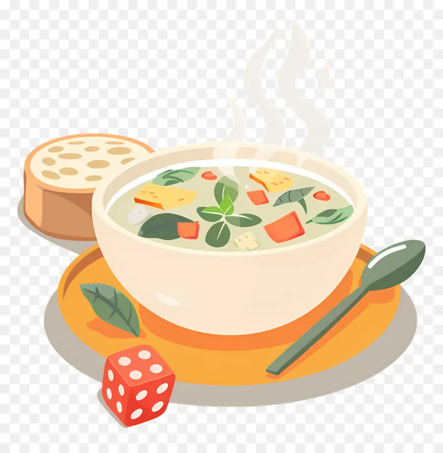 Comida Deliciosa，Sopa De Legumes PNG