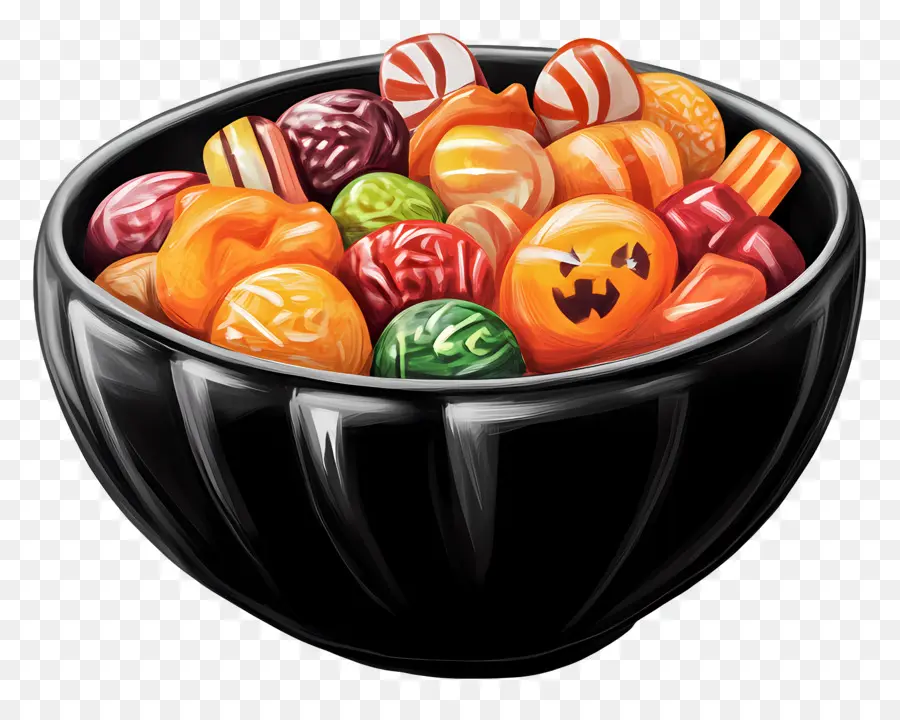 Tigela De Doces De Halloween，Tigela De Doces PNG