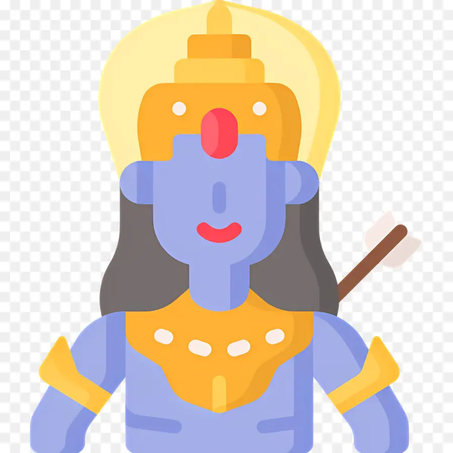 Rama，Personagem De Desenho Animado Azul PNG