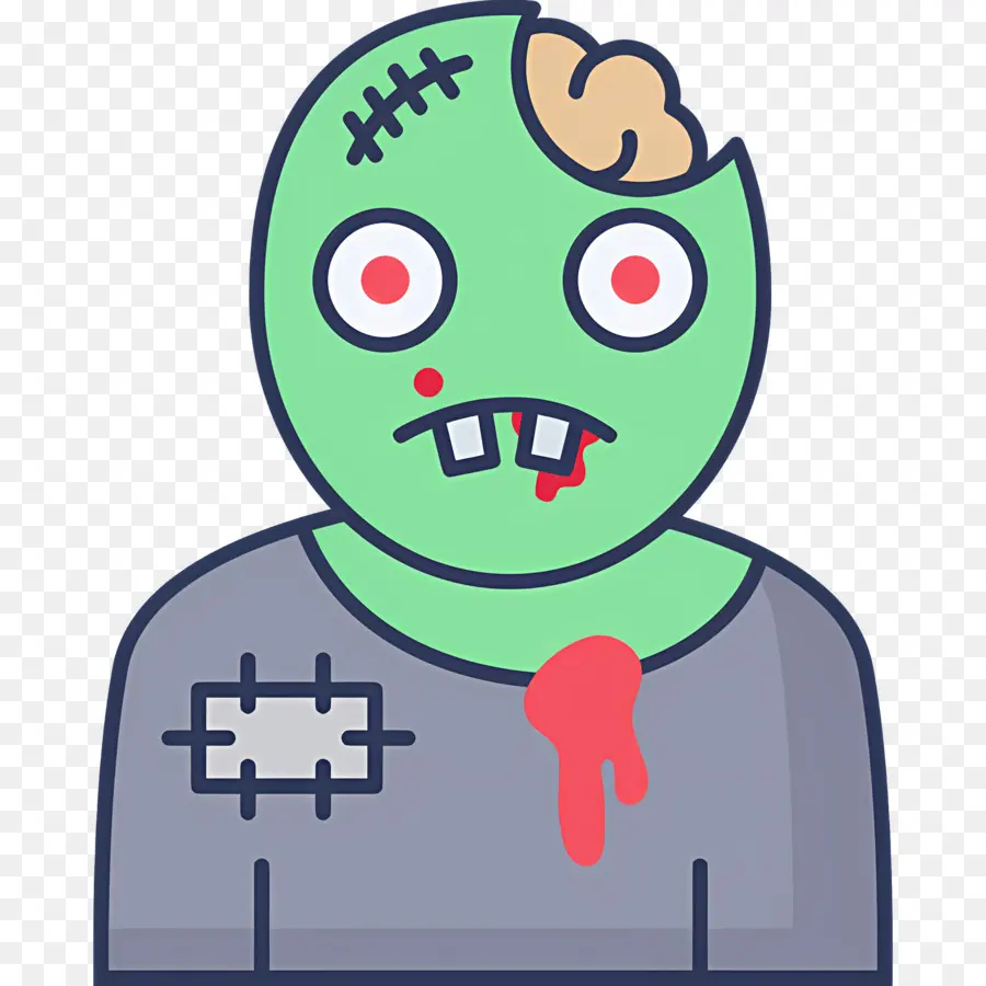 Zumbi Do Dia Das Bruxas，Personagem Zumbi PNG