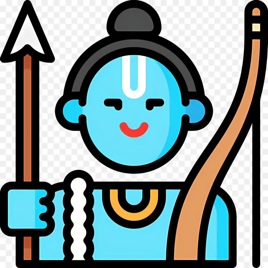 Rama，Divindade Azul PNG