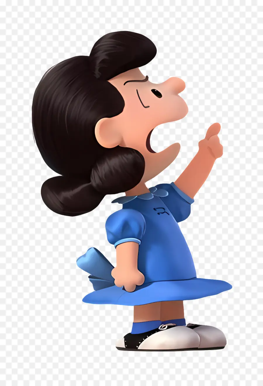 Amendoim，Garota De Vestido Azul PNG