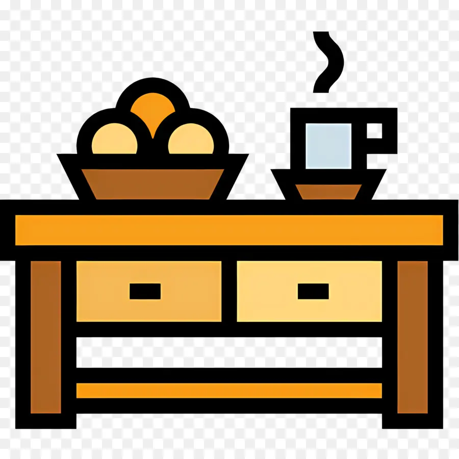 Mesa De Café，Mobília PNG