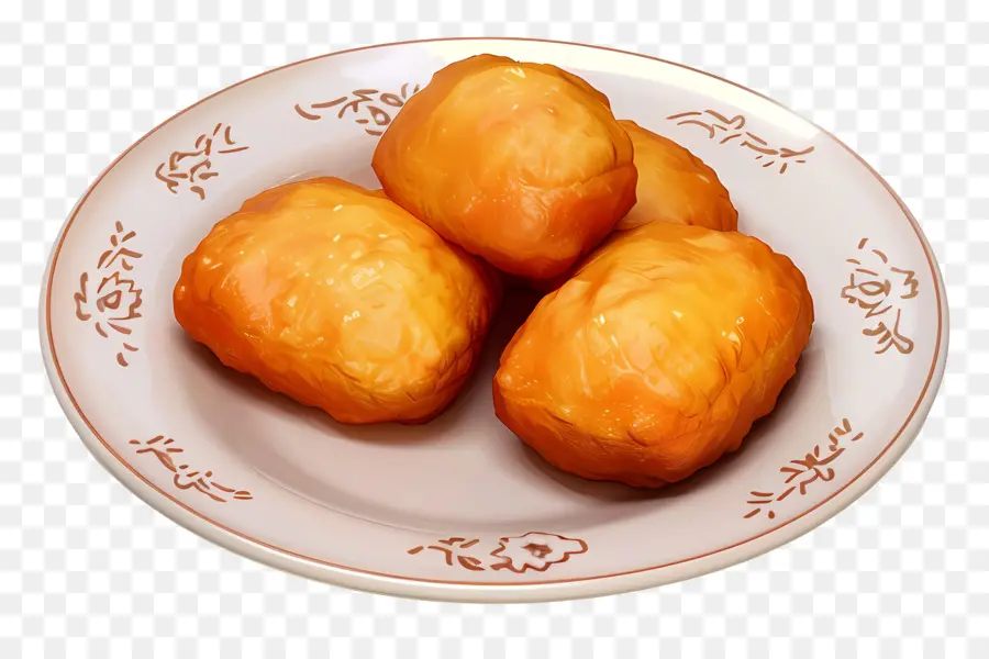 Pão Pakora，Pastéis Dourados PNG