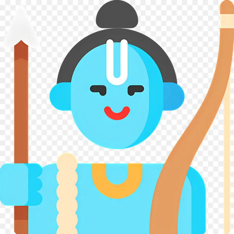 Rama，Divindade Azul PNG