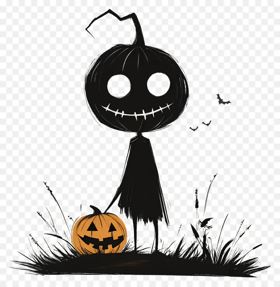 Noite De Halloween，Figura De Abóbora PNG