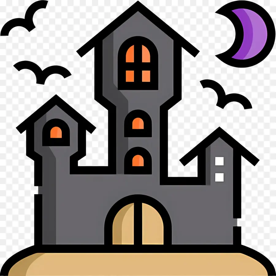 Castelo Do Dia Das Bruxas，Casa Assombrada PNG