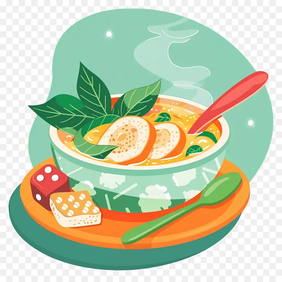 Comida Deliciosa，Tigela De Sopa PNG