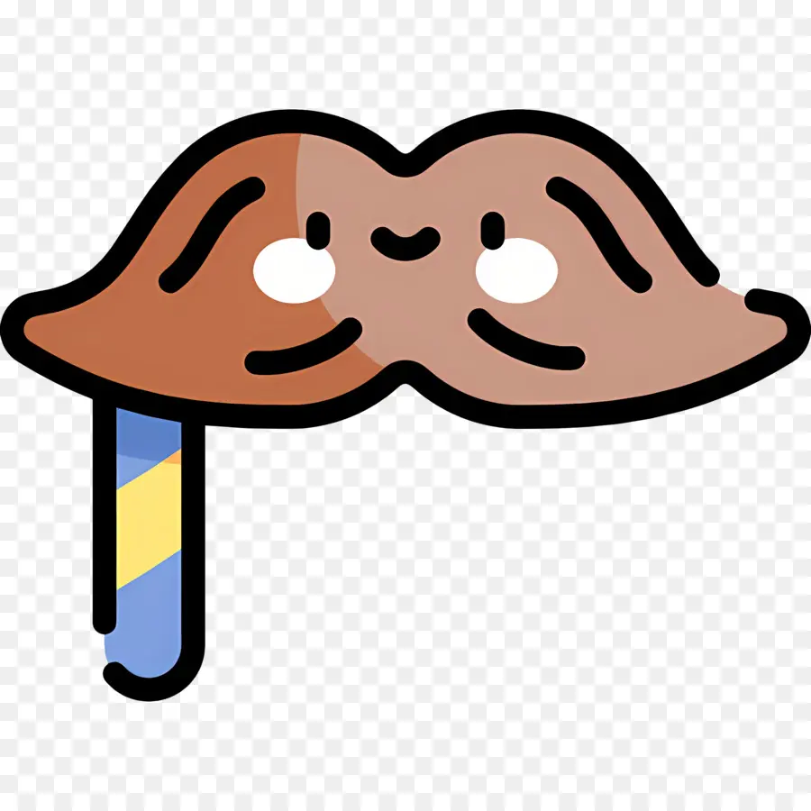 Bigode，Bigode No Palito PNG