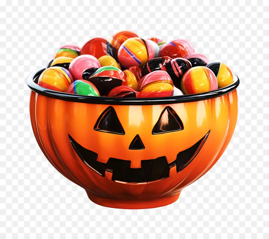 Tigela De Doces De Halloween，Tigela De Doces PNG