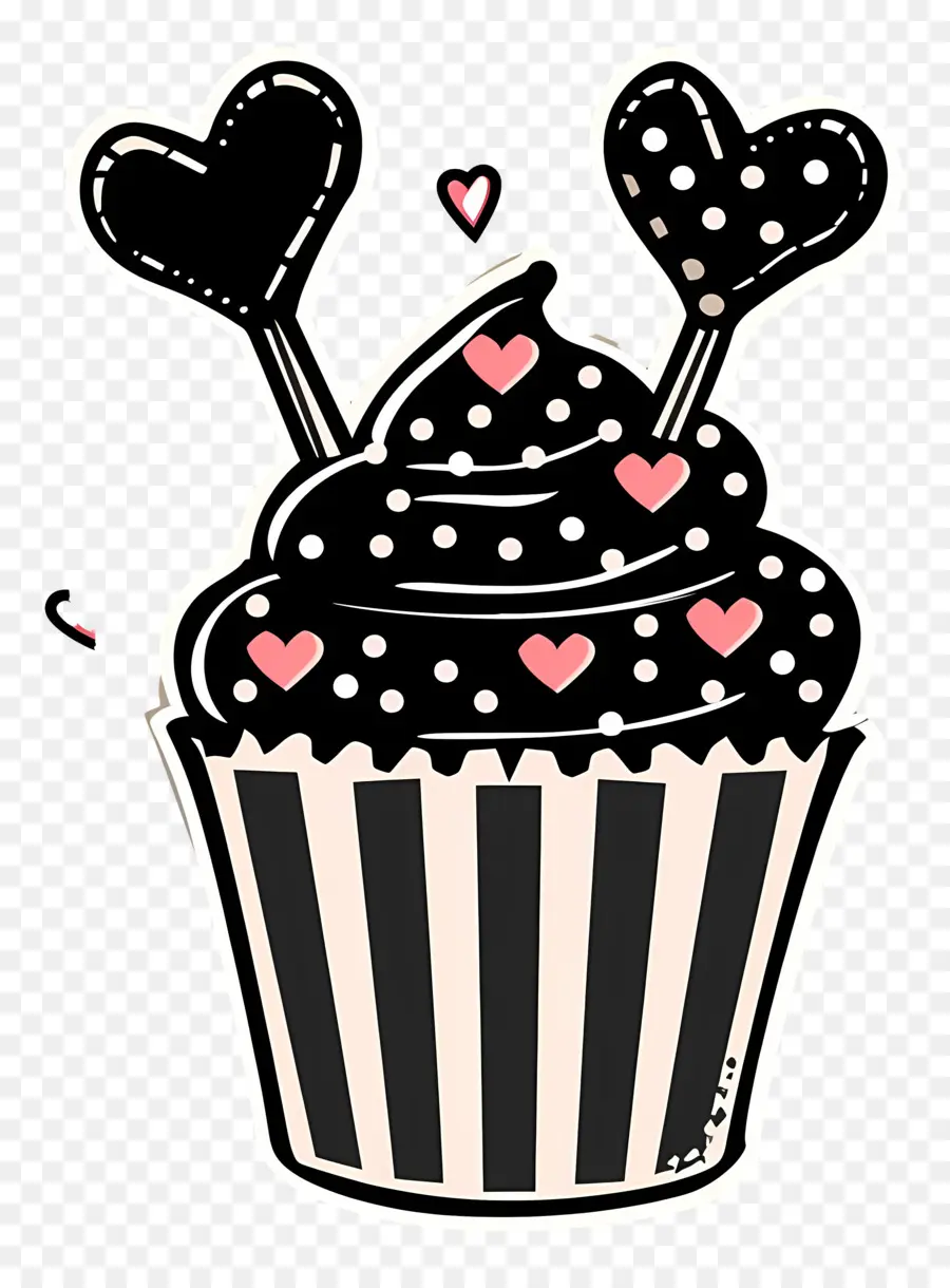 Contorno De Cupcake，Bolinho PNG