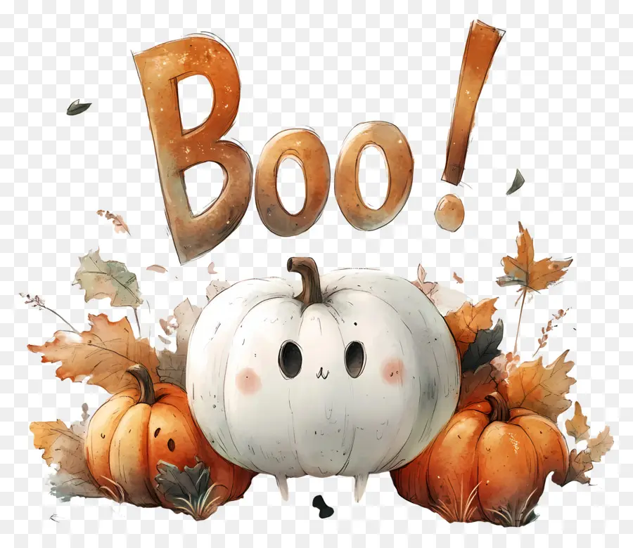 Halloween Vaia，Abóbora Branca PNG