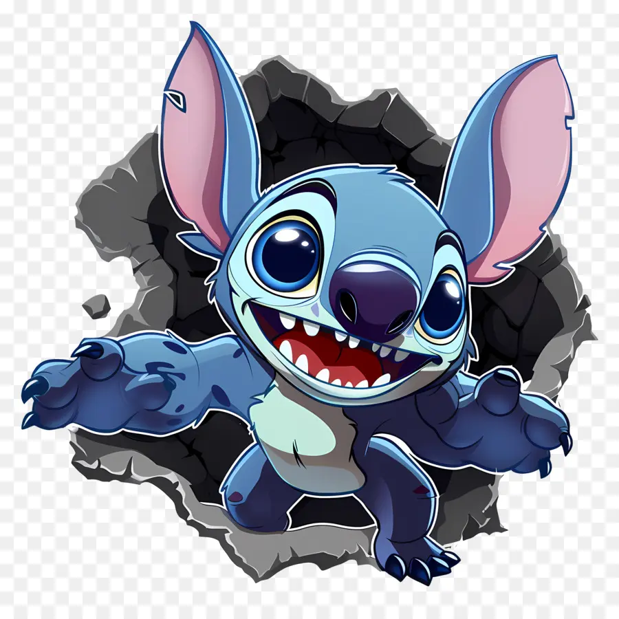 Ponto Disney，Personagem Alienígena Azul PNG