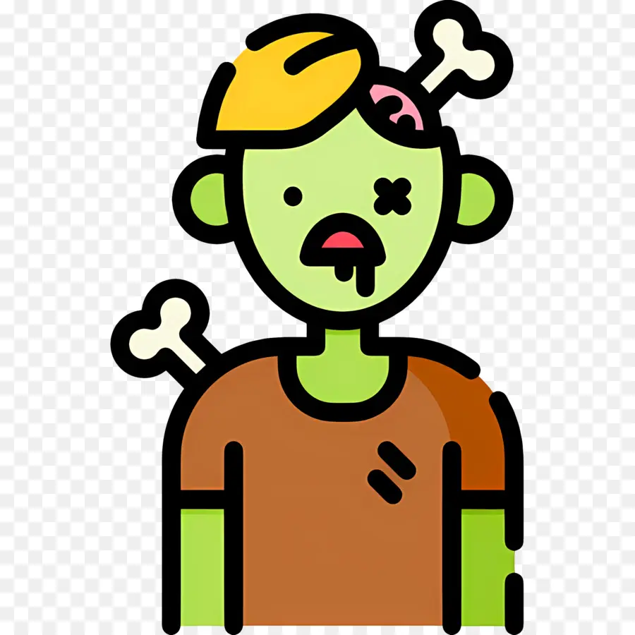 Zumbi Do Dia Das Bruxas，Desenho De Zumbi PNG