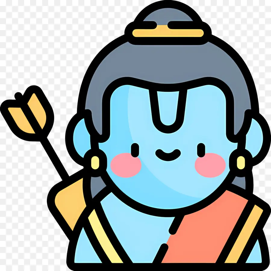 Rama，Divindade Azul PNG