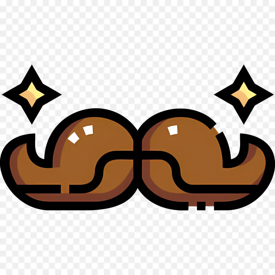 Bigode，Bigode Castanho PNG