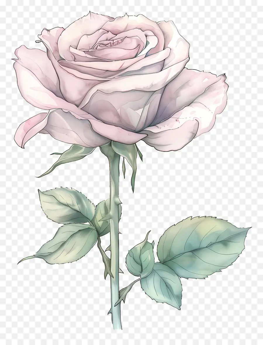 Aquarela Rosa，Rosa Vermelha PNG