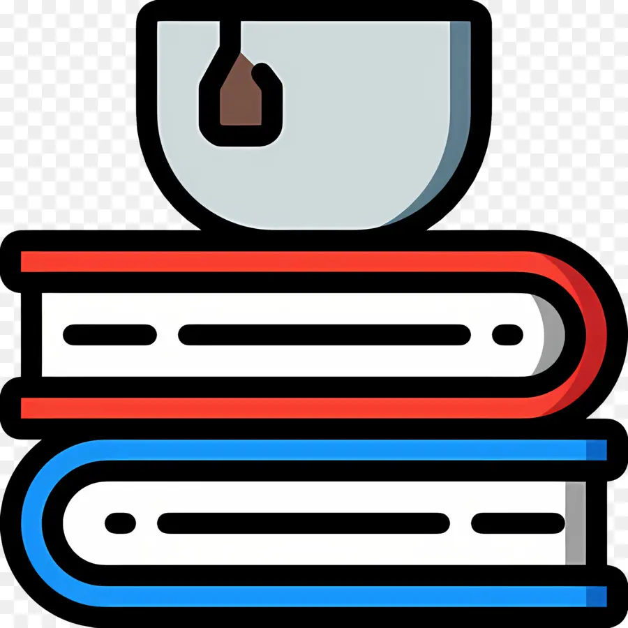 Livro E Café，Livros Com Xícara De Chá PNG