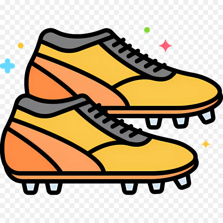 Chuteiras De Futebol，Chuteiras Amarelas PNG