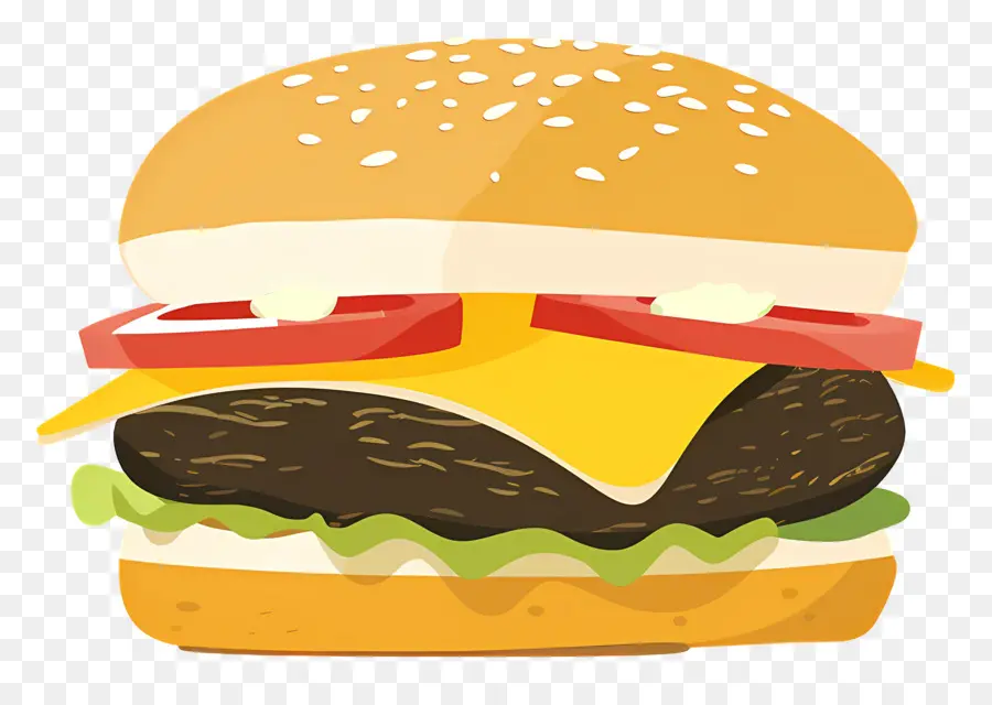 Hambúrguer Animado，Hamburger PNG