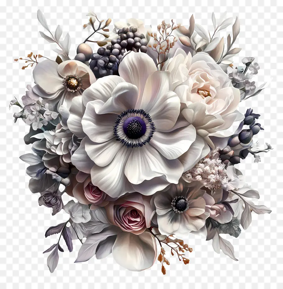 Flores De Casamento，Ramalhete PNG