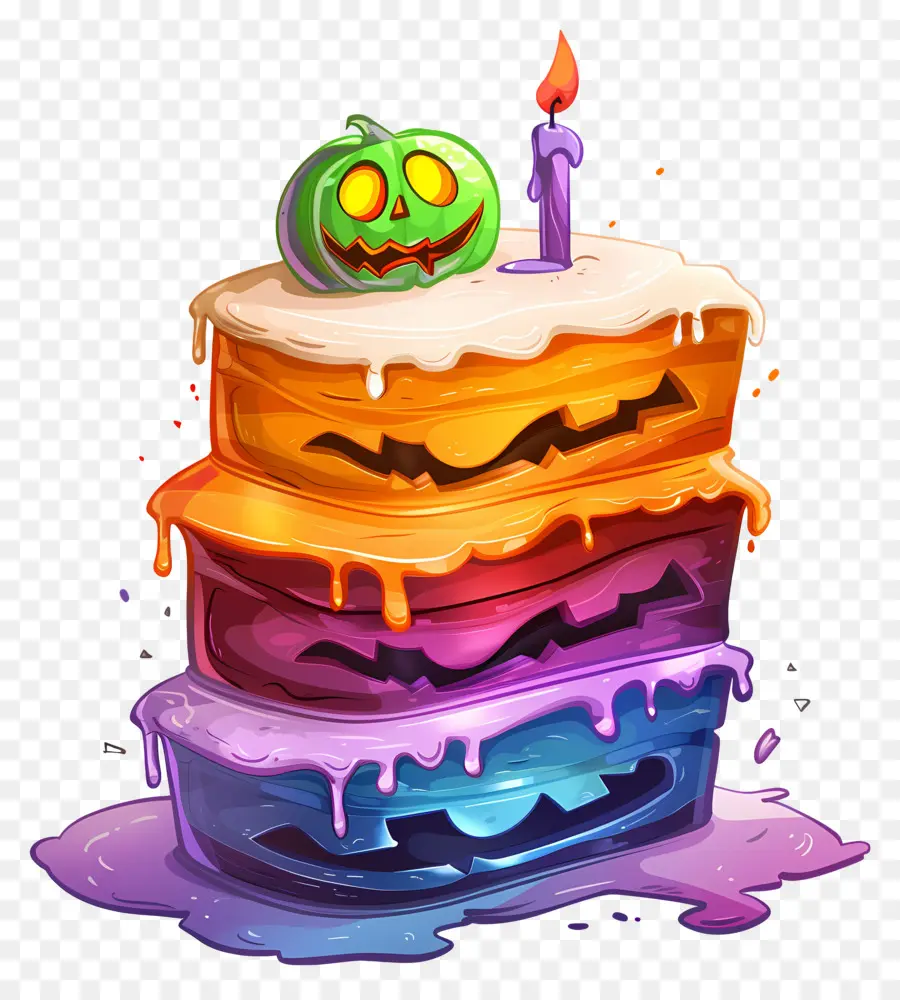 Bolo De Halloween，Abóbora PNG