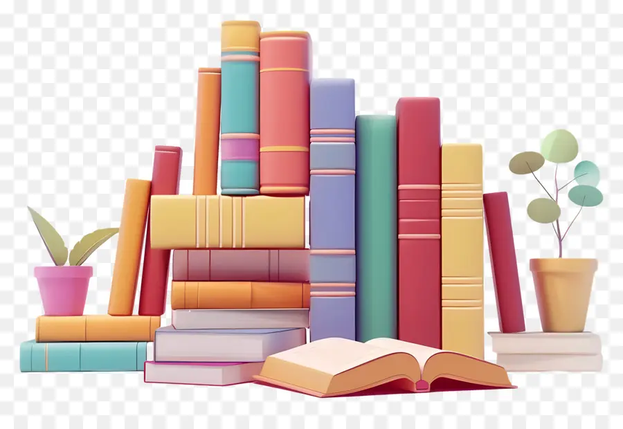 Livros Animados，Livros PNG