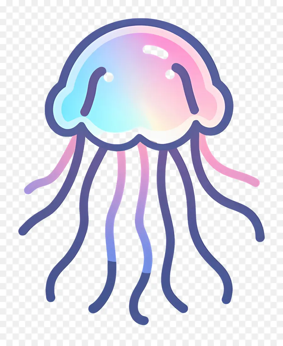 Água Viva，Medusa Pastel PNG