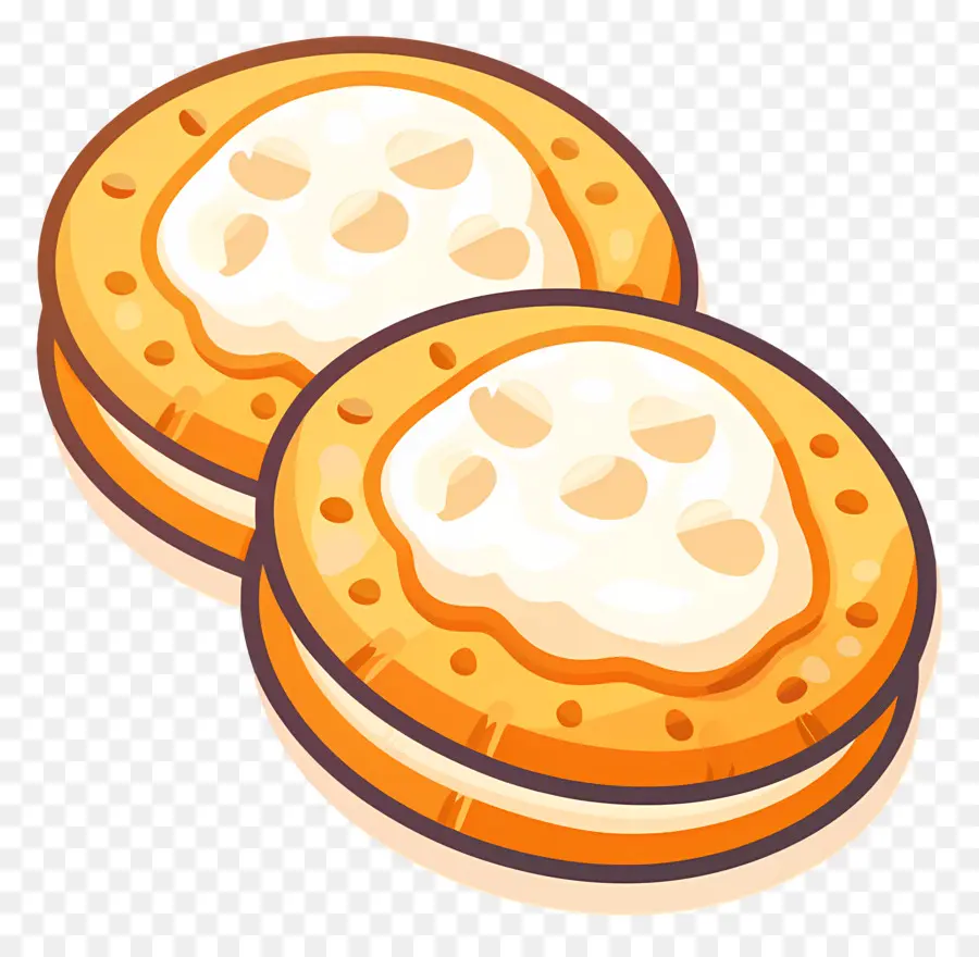 Biscoitos，Creme PNG