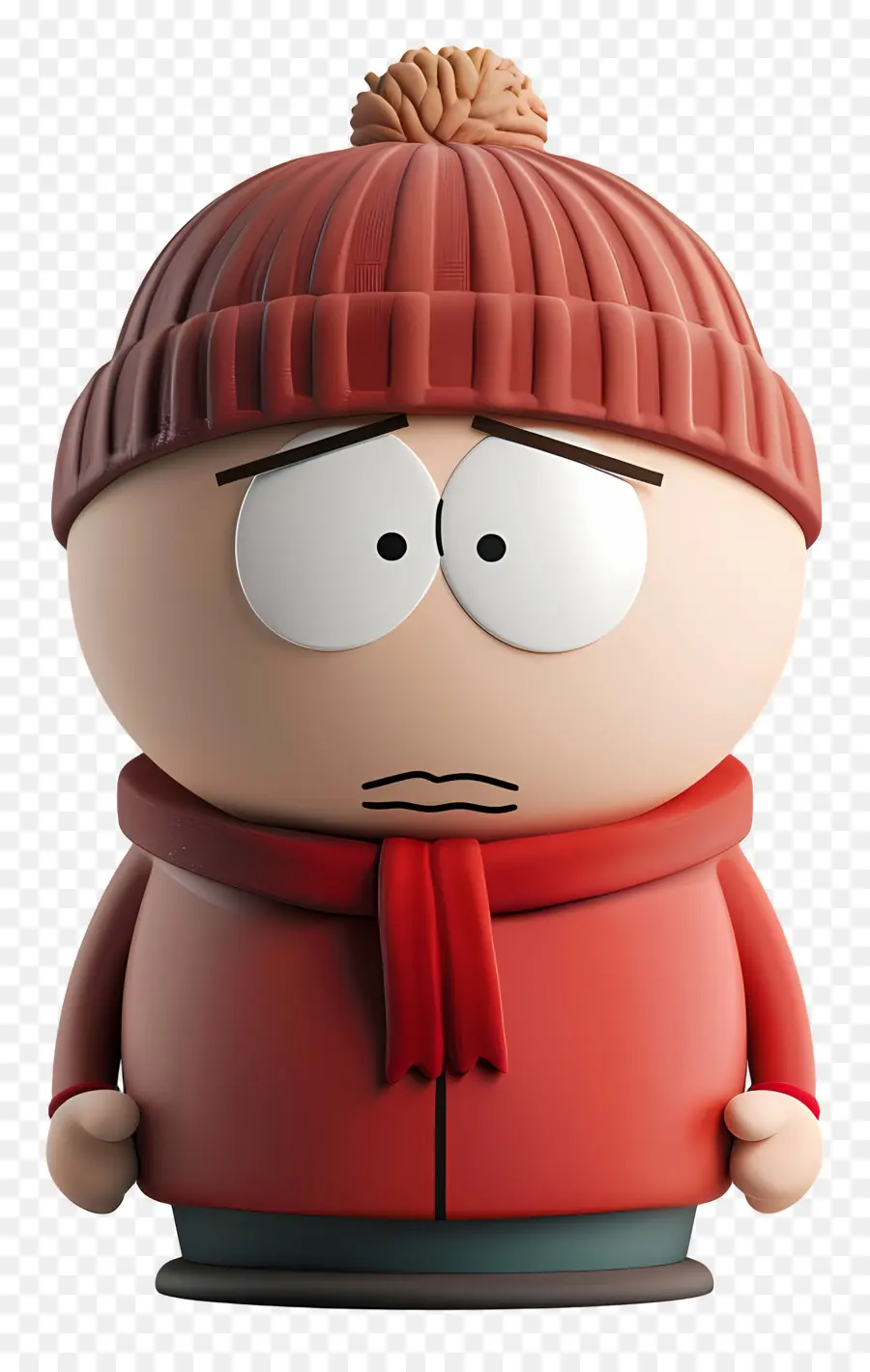 Eric Cartman，Personagem De Desenho Animado Com Chapéu Vermelho PNG