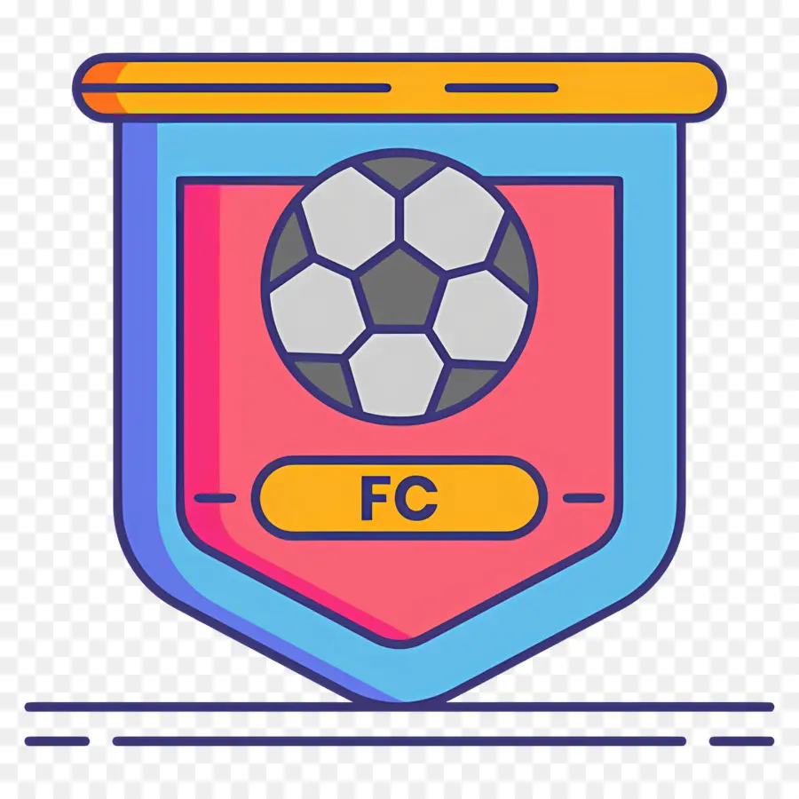 Clube De Futebol，Distintivo De Futebol Fc PNG