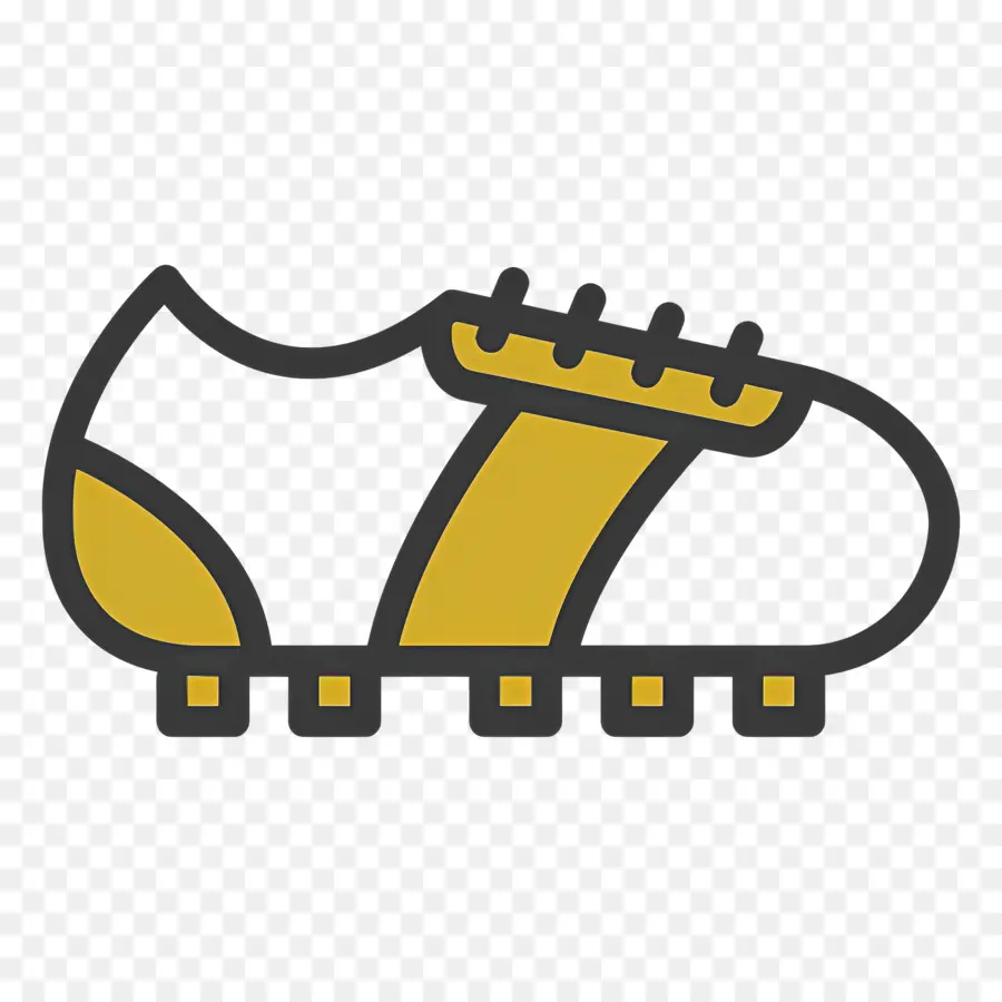 Chuteiras De Futebol，Sapato De Futebol Amarelo PNG