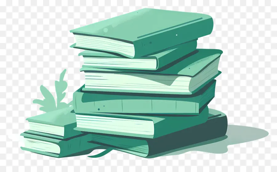 Livros Verdes，Pilha PNG