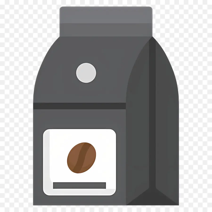 Saco De Café，Saco De Café Cinza PNG