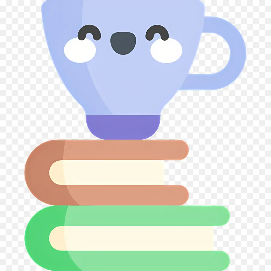 Livro E Café，Copo Fofo E Livros PNG