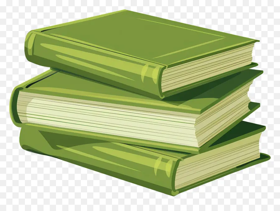 Livros Verdes，Pilha PNG