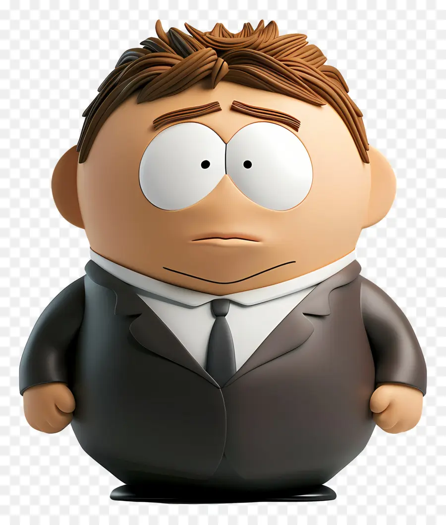 Eric Cartman，Personagem De Desenho Animado De Terno PNG