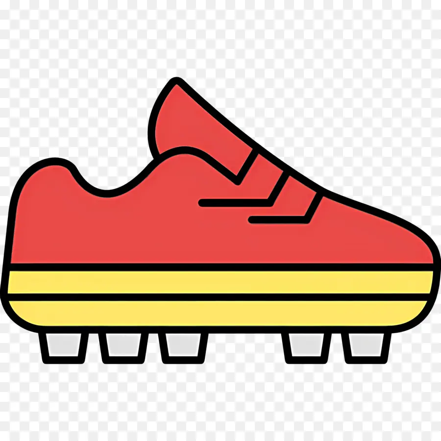 Chuteiras De Futebol，Sapato Vermelho PNG