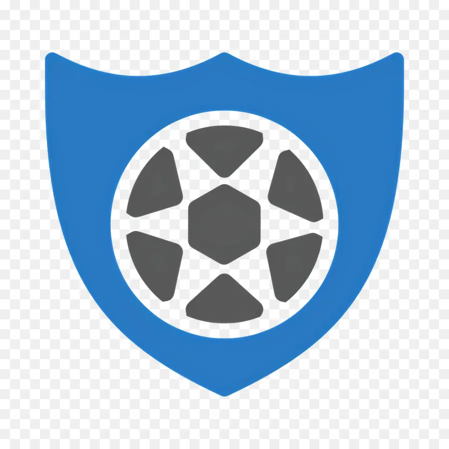 Clube De Futebol，Escudo De Futebol Azul PNG