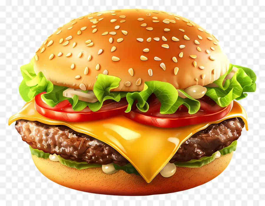 Hambúrguer Animado，X Burger PNG