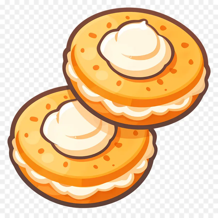 Biscoitos，Creme PNG